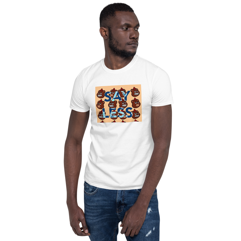 Bear Parade Tee — White · model view, artwork by Nika B