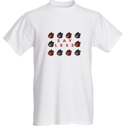 Bear Repeat Tee — White, artwork by Nika B