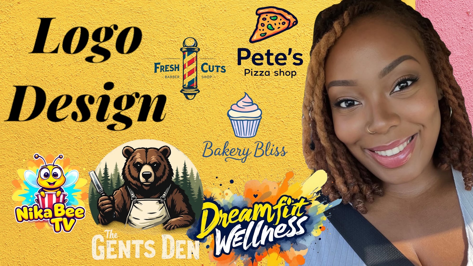 Pete’s Pizza Shop logo design example by Nika B